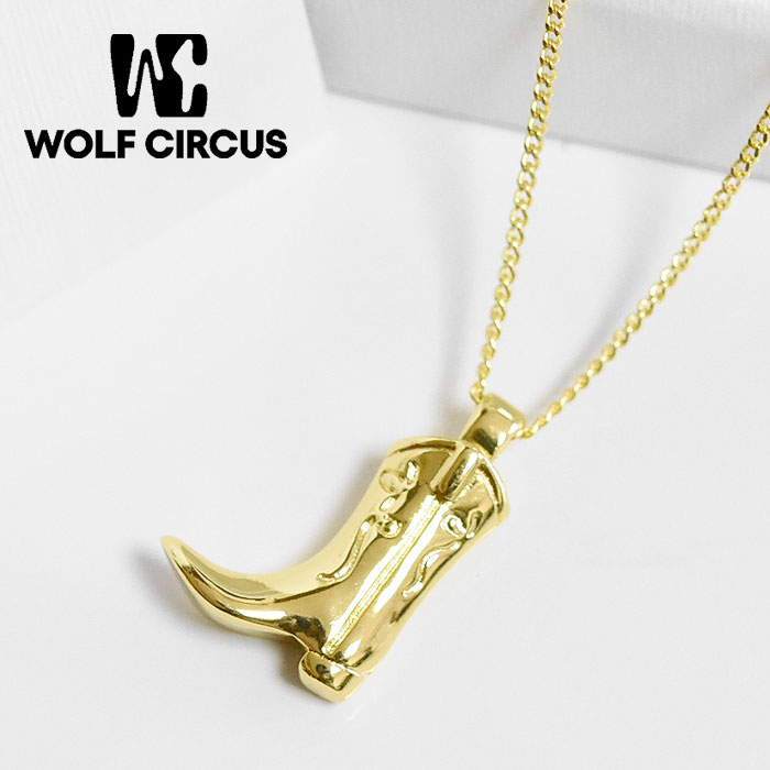 ≪WOLF CIRCUS≫ ウルフサーカス ウェスタン ブーツ カウボーイ モチーフ トップ チャーム ネックレス ゴールド Cowboy Boot Charm Necklace (Gold) レディース ギフト ラッピング