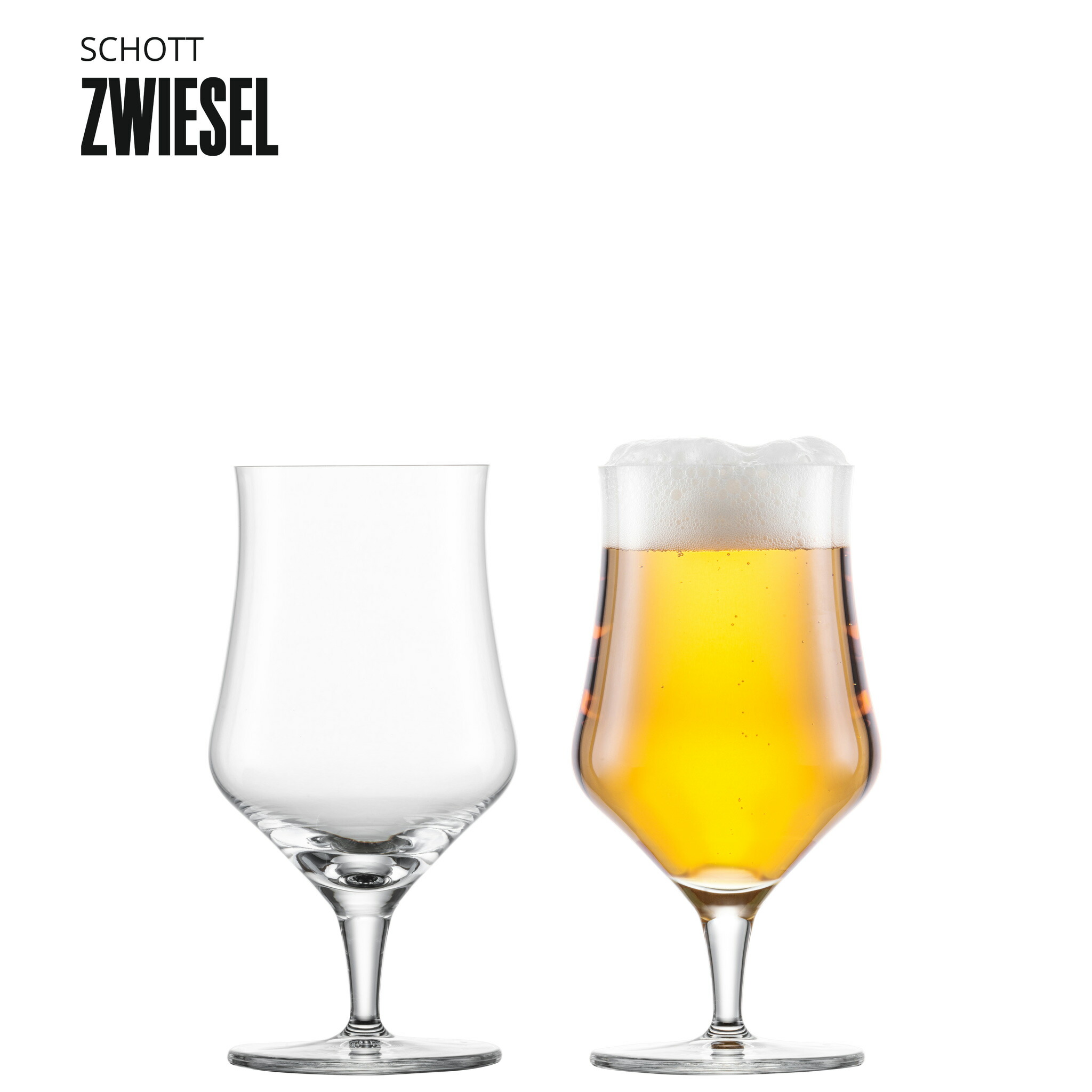 【堅苦しさ】ツヴィーゼル zwiesel 麦酒 第一義的（旧 ビアベーシッククラフト） / 手工芸品 ユニバーサル ”泡立つ尖んがり付” 450ml 130013 食洗機相応う ＦＲＧ製（2個 / 4個書き割り）