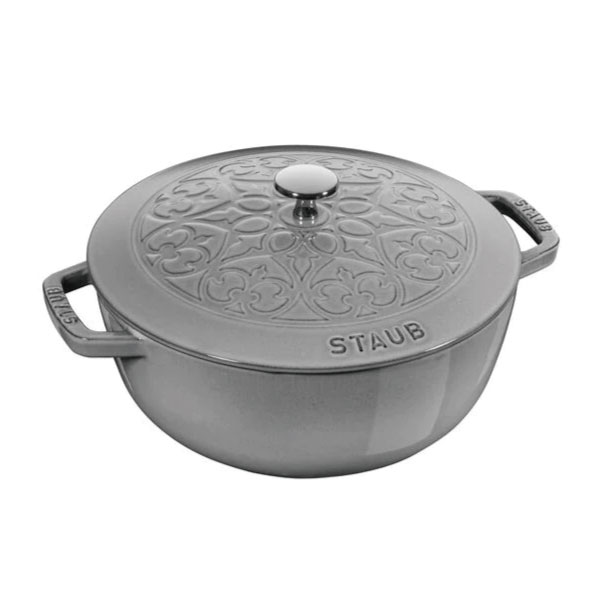 ストウブ リリー フレンチオーブン ココット 24cm グレー| STAUB