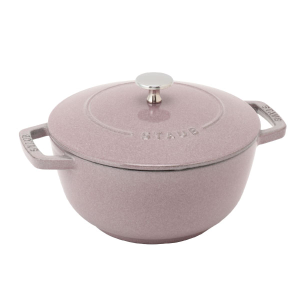 ストウブ Wa-NABE L シフォンローズ 20cm|新色 STAUB 丸 ホーロー鍋