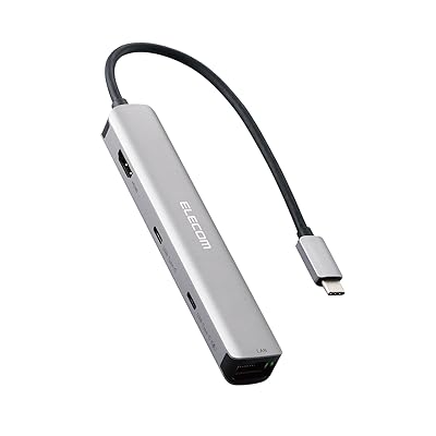 USB-Cハブ ドッキングステーション 6in1 スリムタイプ PD 100W対応 4K60Hz対応 HDMI MacBook MacBook Air Mac