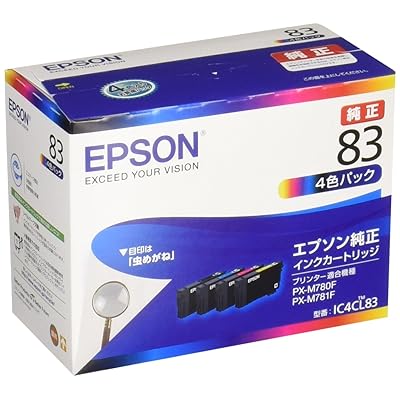 純然たる インキ薬莢 虫めがね 集積回路4CL83 4色容器に並べる