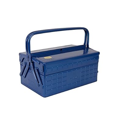 (トラスコ) 3段式物の具箱 352X220X343 青碧 GT-350-B
