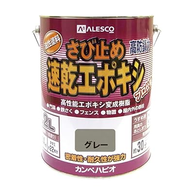 えの具 えの具 油性 つやけし さび打ちきり さび打ちきり剤入り口・入口 速乾燥した 速乾エポキシさび打ちきり 薄墨色 3.