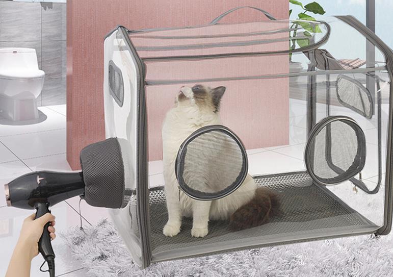 楽天市場】ペット乾燥箱 犬 猫 ドライルーム ヘアドライヤー 乾燥ケース（Mサイズ） : ミソラ雑貨屋