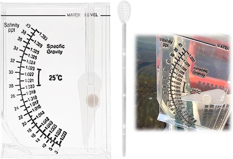 楽天市場】水槽 比重計 塩分比重計 正方形 塩水 ハイドロメーター