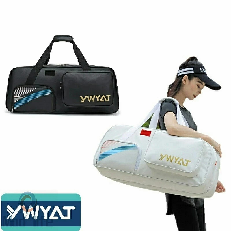 SALE！【一年引き受ける】【2026新御出まし】【★一般受け商いもの★】YWYAT バドミントン御徒面子 壱肩部 櫂 3～6 本納める ハンドヘルド・ポータブル バドミントン・テニスラケットポーチ 韓国風 男女兼用 流行り物 大電気容量外国でインポート品