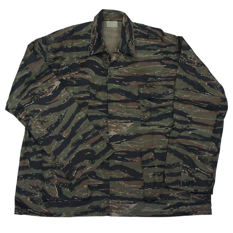 楽天市場】米軍タイプ BDUジャケット タイガーカモ JB005YN