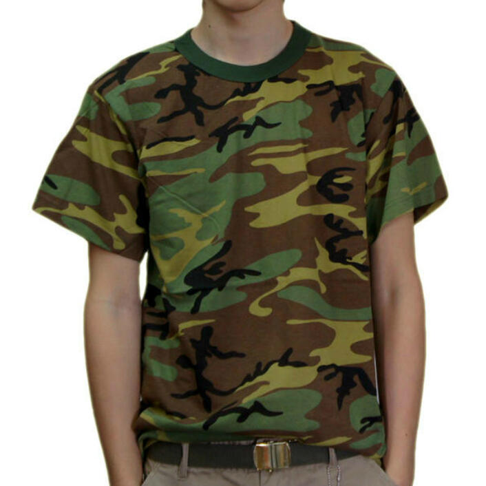 楽天市場 Usa ミリタリーtシャツ 迷彩ウッドランド柄 メンズ ロスコアメリカ直輸入 Rothco Camo T Shirts 米軍 レプリカ仕様 感謝ポイント倍デー 3980円以上お買上送料無料 エフ スリーズィー