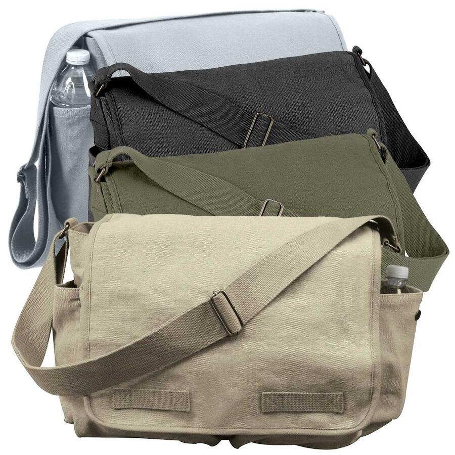 ミリタリー 24 ジャック・バウアーモデル 16リットル メッセンジャーバッグ ヴィンテージ加工 4カラー rothco Vintage Unwashed Canvas Messenger Bag！◇39ショップ限定条件クリアで送料無料