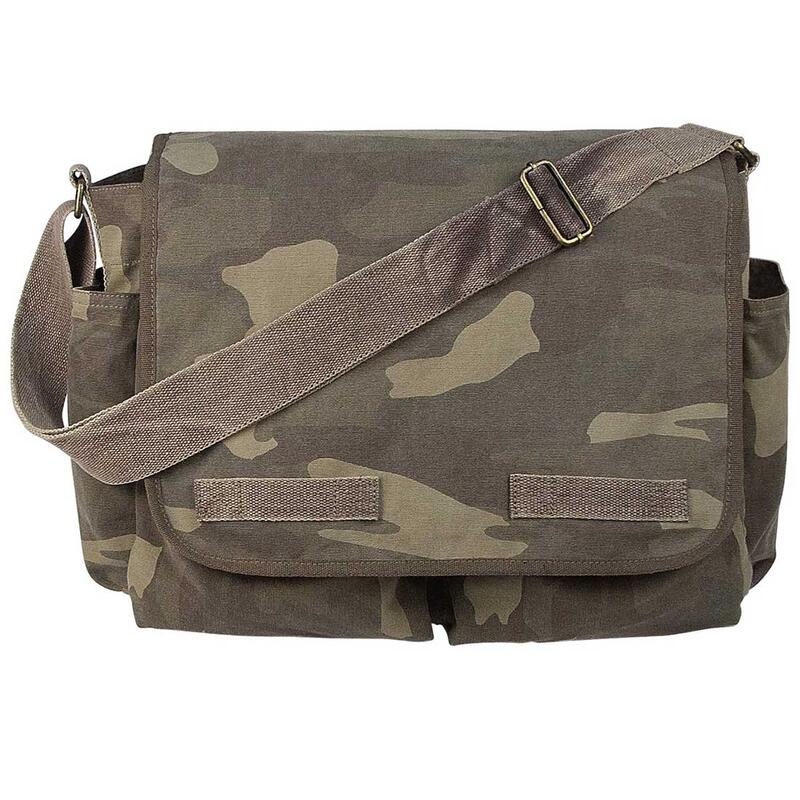ロスコ ミリタリー 24 ジャック・バウアーモデル 16リットル 迷彩メッセンジャーバッグ rothco Vintage Unwashed Canvas Messenger Bag！◇値引きクーポンと39ショップ限定条件クリアで送料無料