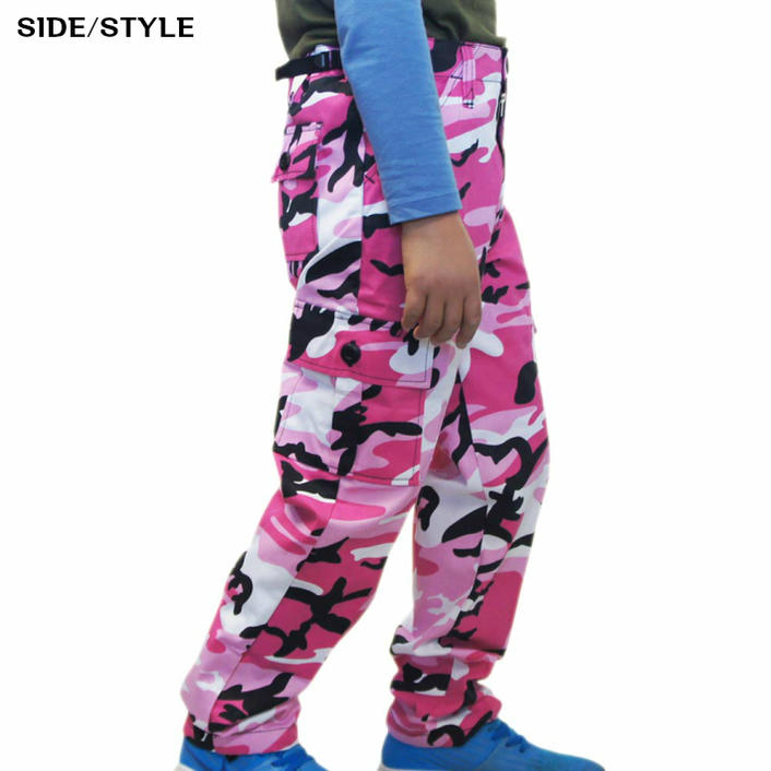 楽天市場 Rothco ロスコ 迷彩 キッズ カーゴパンツ 6ポケットb D Uパンツ ピンク Kids Camouflage u Pantsめいさい カモフラ エフ スリーズィー
