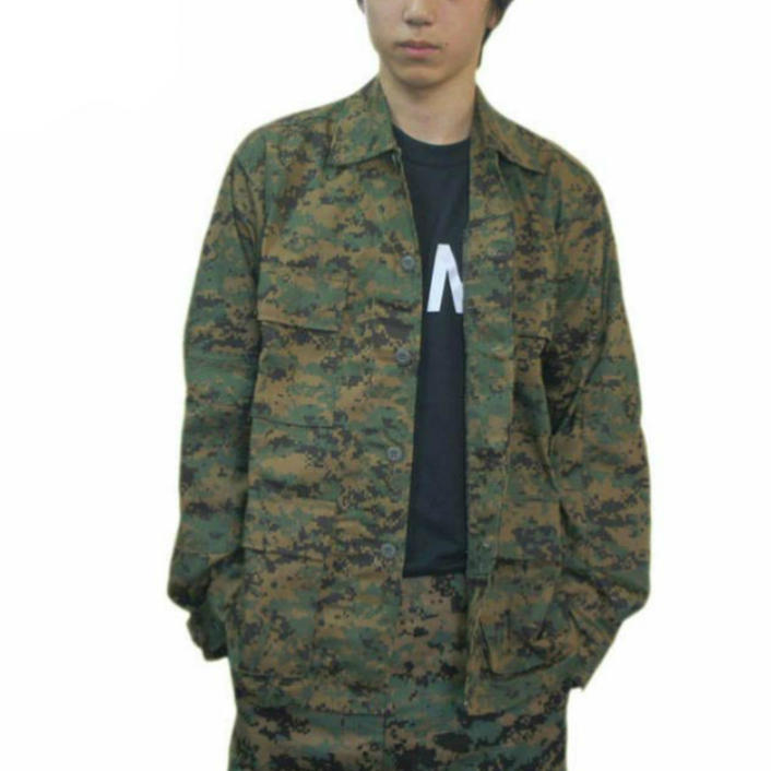 セットアップ可能 迷彩B.D.U.ジャケット ウッドランドデジタルカモ ミリタリーアウター ロスコROTHCO Color Camo B.D.U SHIRTS！◇39ショップ限定条件クリアで送料無料｜エフ　スリーズィー