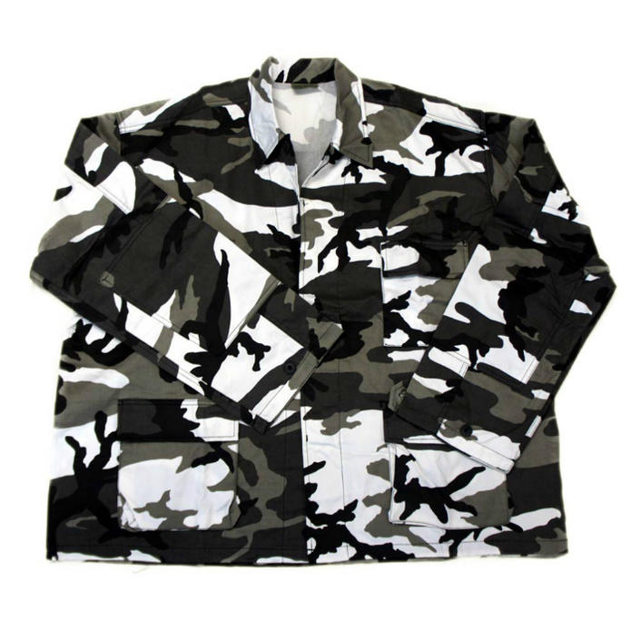 ビッグサイズ (USA) 迷彩B.D.U.ジャケット シティカモ ミリタリーアウター ロスコROTHCO Color Camo B.D.U SHIRTS!◇値引きクーポンと39ショップ限定条件クリアで送料無料|エフ スリーズィー